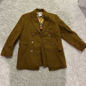 Classic Brown Kids' Pea Coat